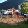 Parco giochi con bordure in robinia - Losone